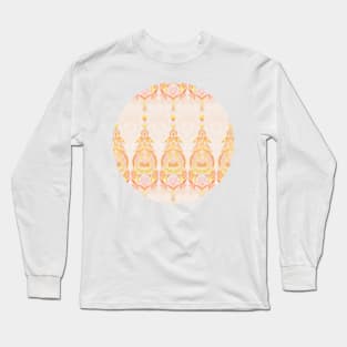 Boho Sunset Doodle Long Sleeve T-Shirt